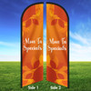 Rustic Autumn- Double Sided Feather Flag Kit