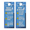 Bilingual Freeze Warning Door Hanger