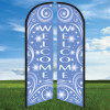Blizzard - Welcome  Double Sided Feather Flag Kit
