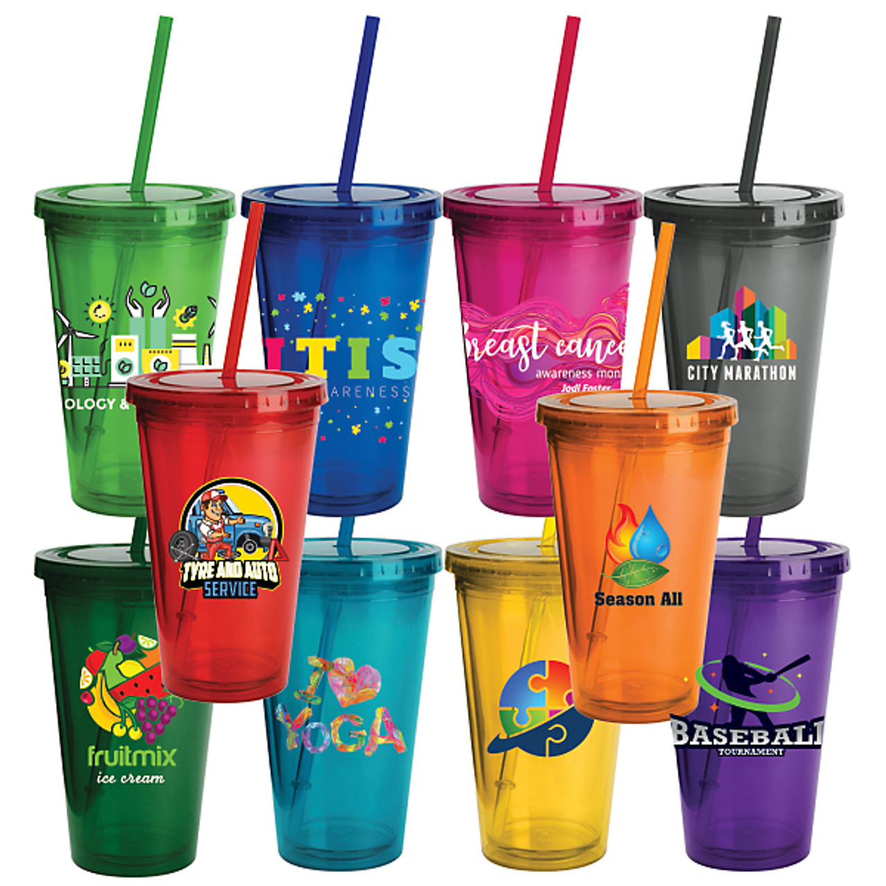 Splash  Full Color16oz Tumbler