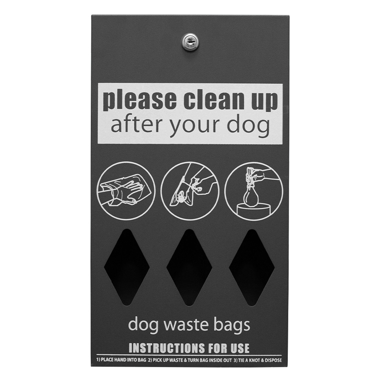 WHA Dog Waste Station - Commercial Grade Includes 400 Bags & 25 Can Liners