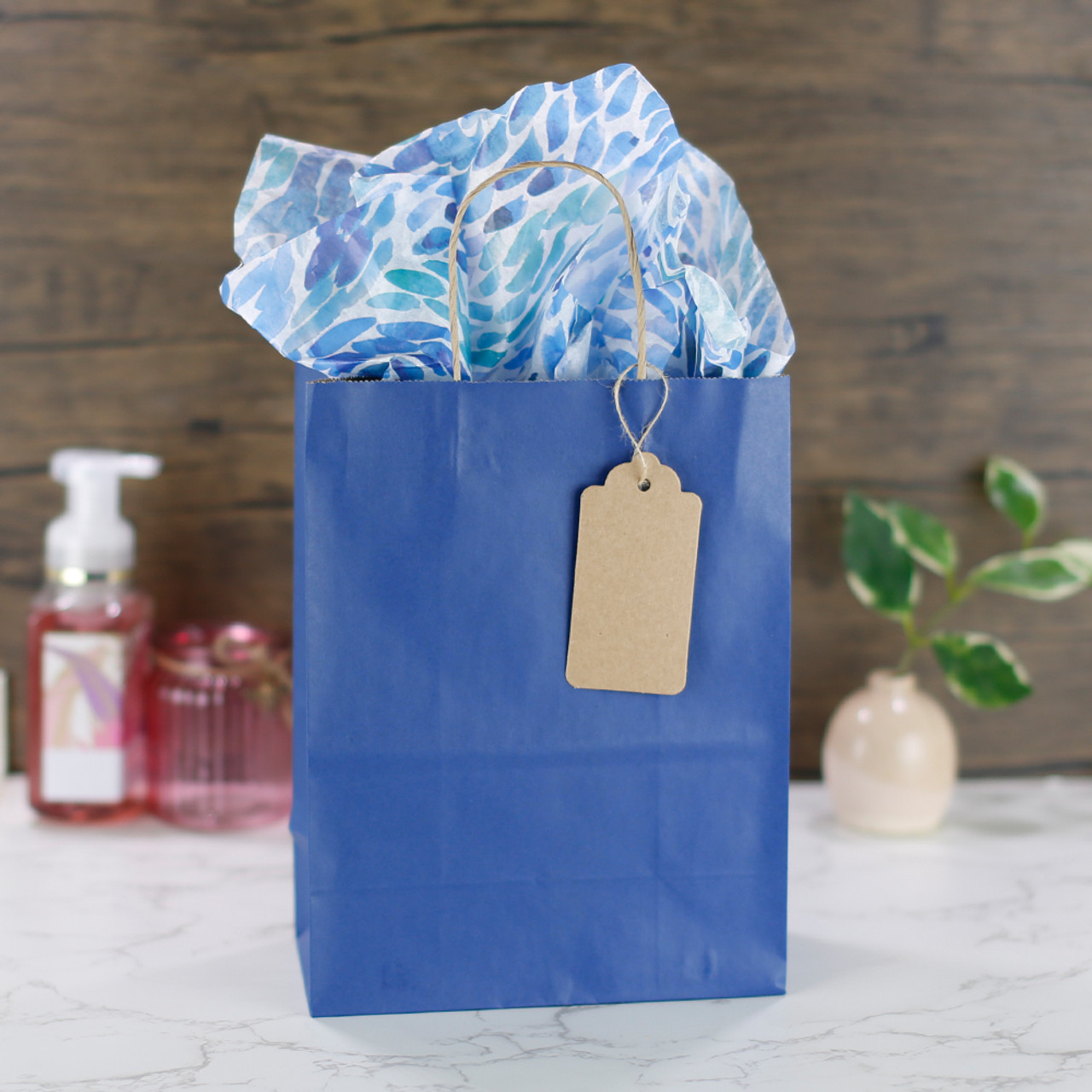 Gift Bag & Tissue Add On (Blue)