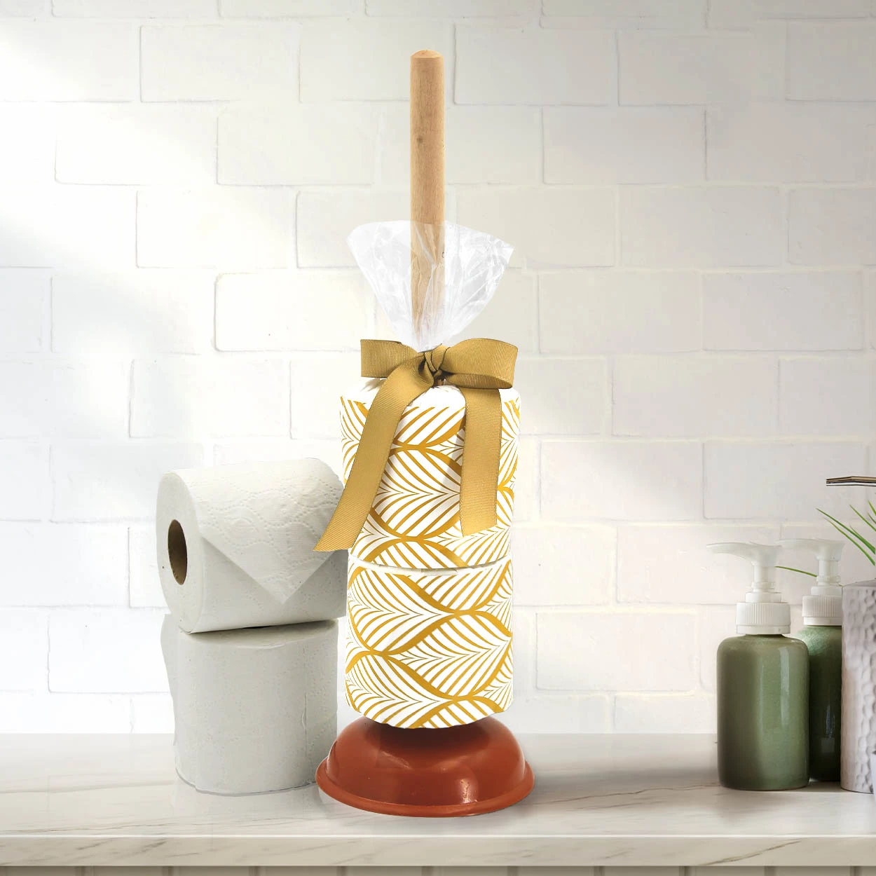 Bathroom Plunger Move In Gift