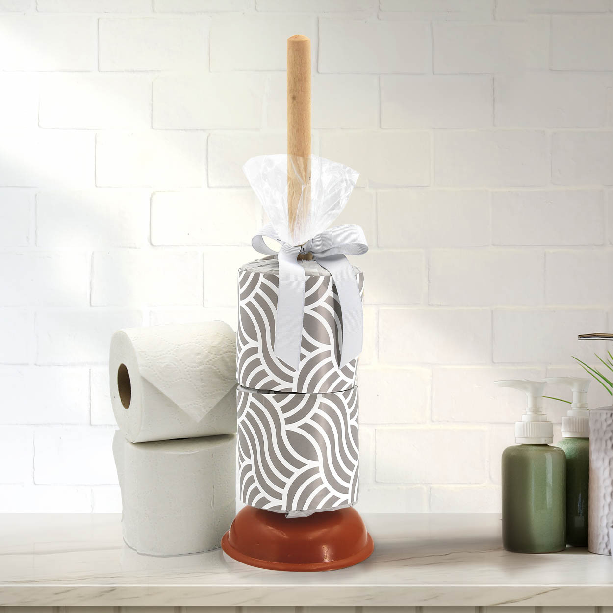 Bathroom Plunger Move In Gift