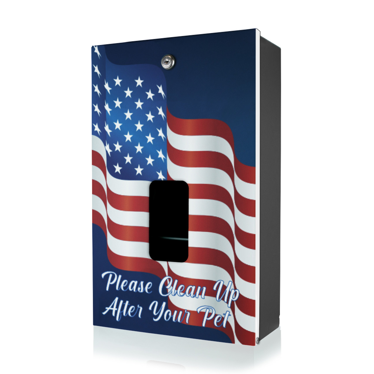 "Patriotic Flag" DISPENSE-Art™  Designer Dog Waste Station