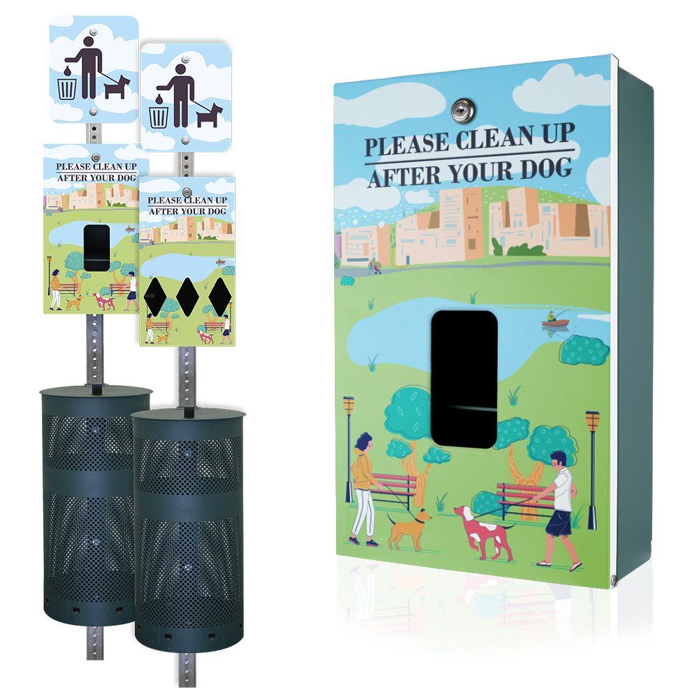 "Dog Park Walk" DISPENSE-ART™  Designer Dog Waste Station