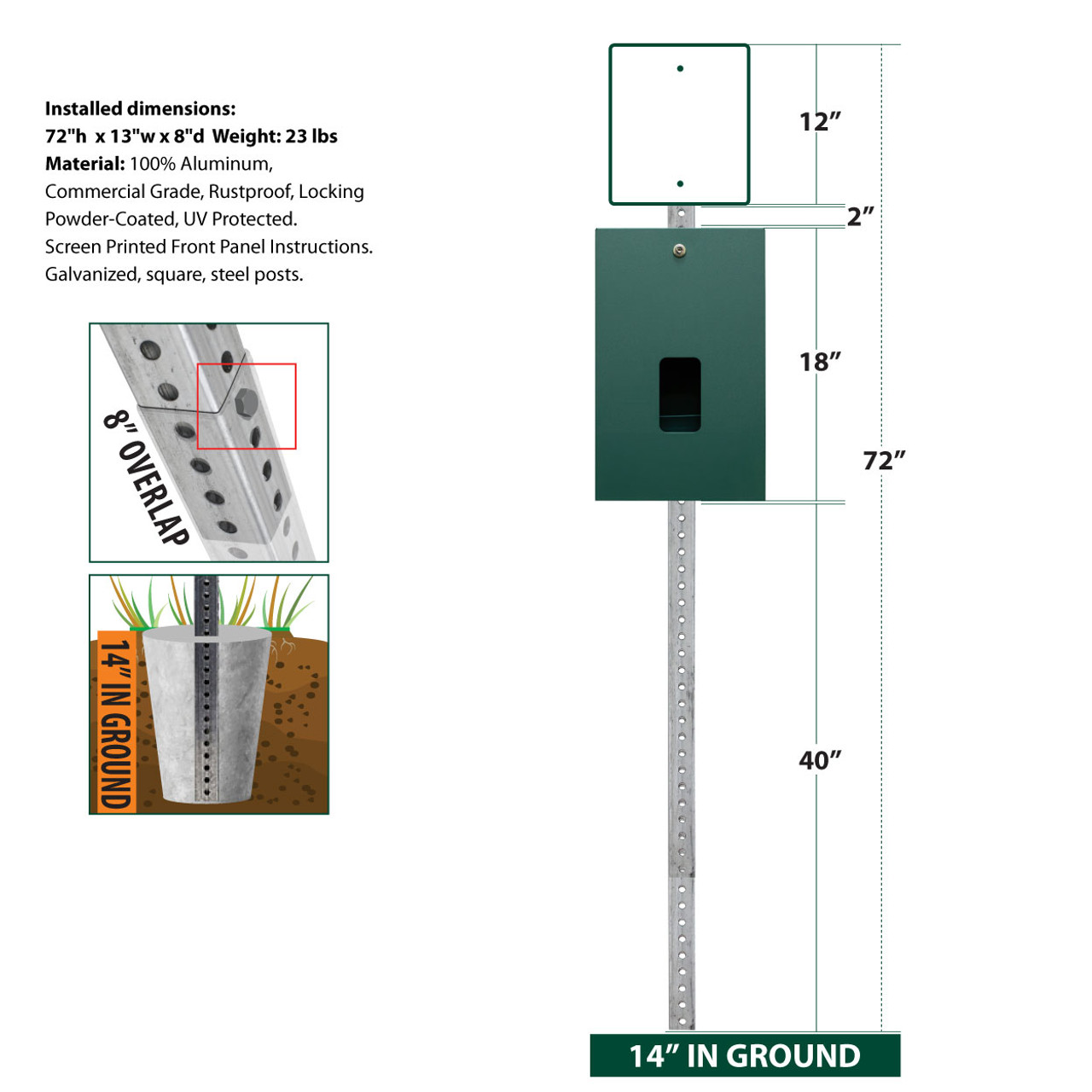 "Dog Park Walk" DISPENSE-ART™  Designer Dog Waste Station