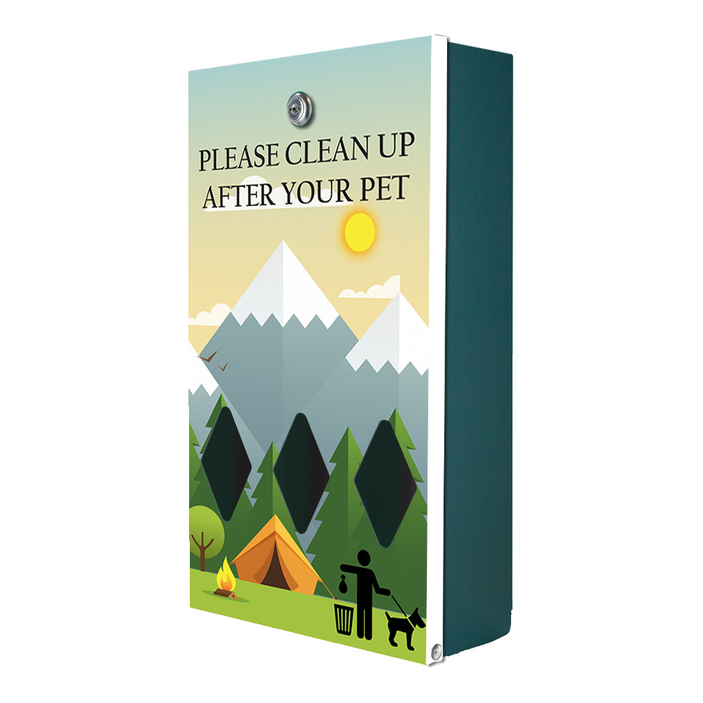 "Camp" DISPENSE-Art™  Designer Dog Waste Station