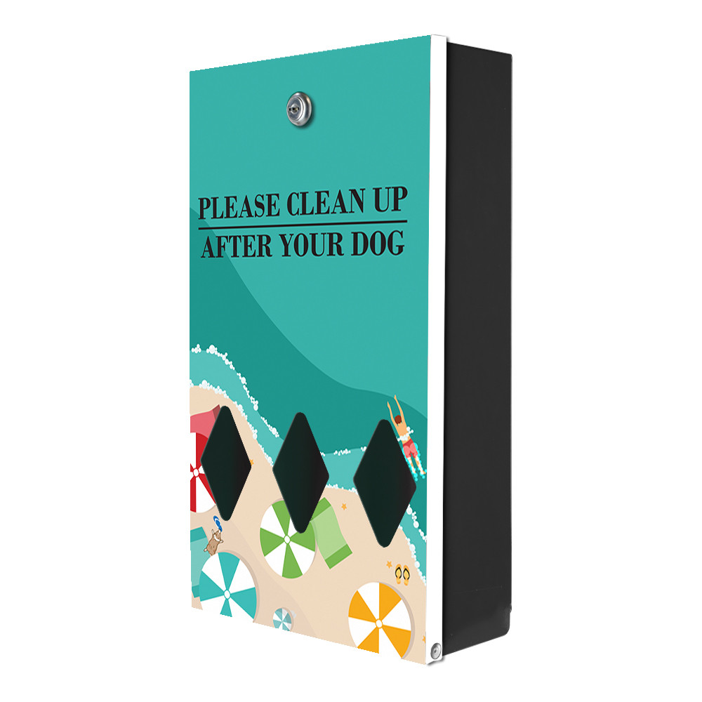 "Beach Time" DISPENSE-Art™  Designer Dog Waste Station