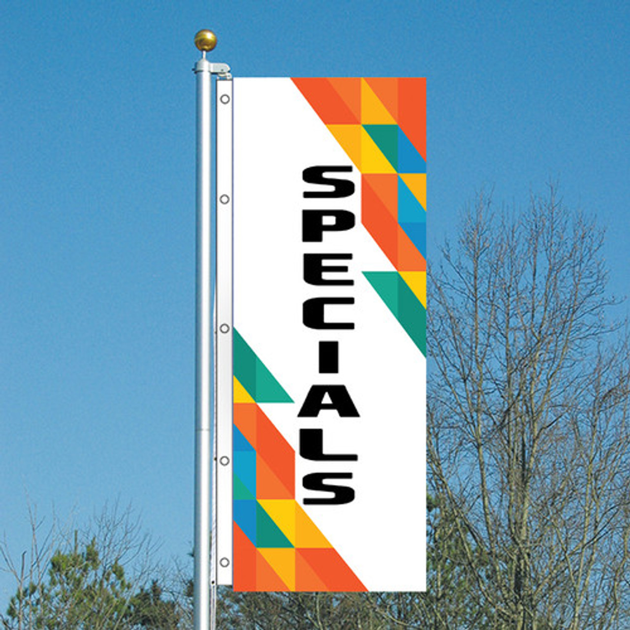 Sun Catcher - 3x8 Vertical Outdoor Marketing Flag