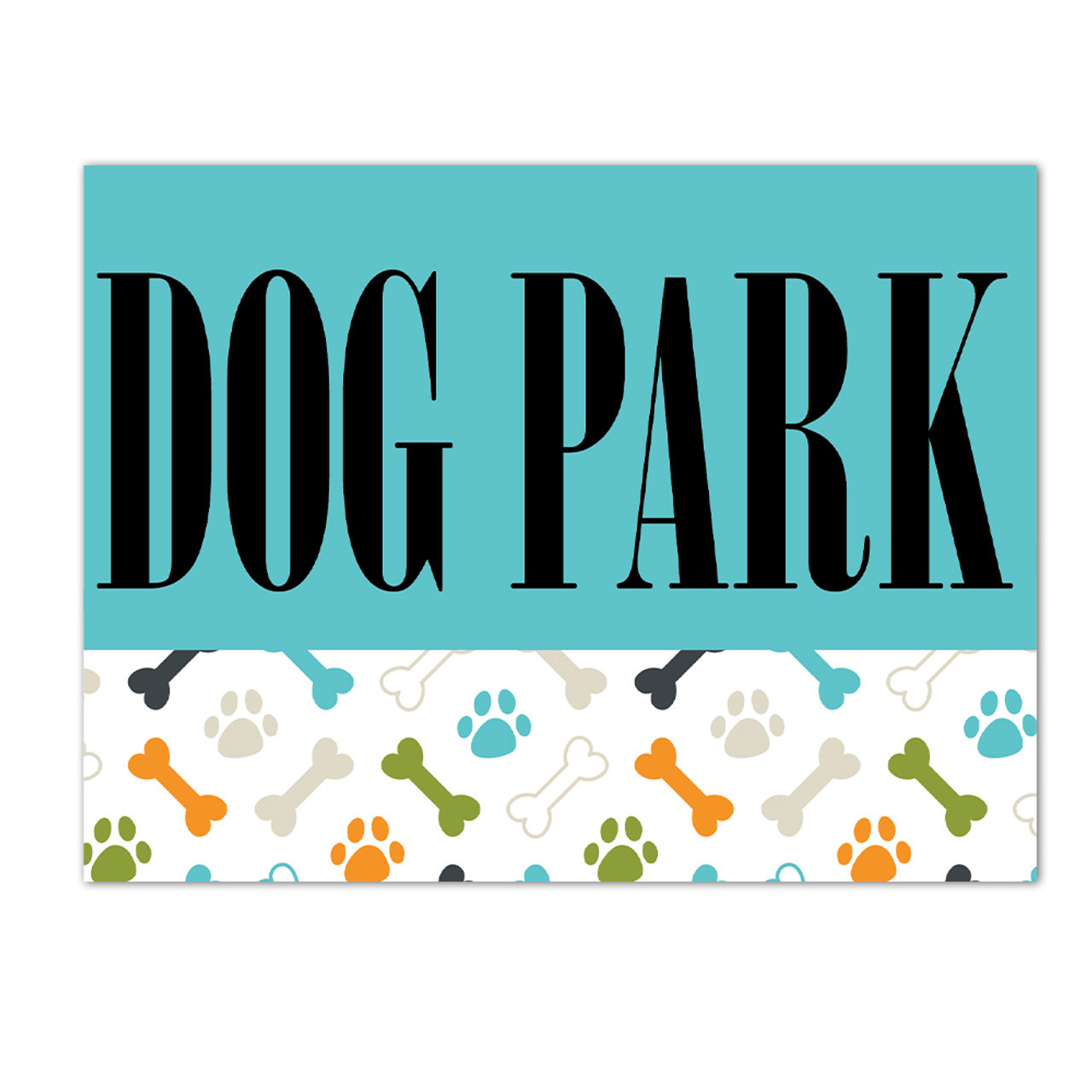 "Abstract Paw" Dog Park Station Bundle