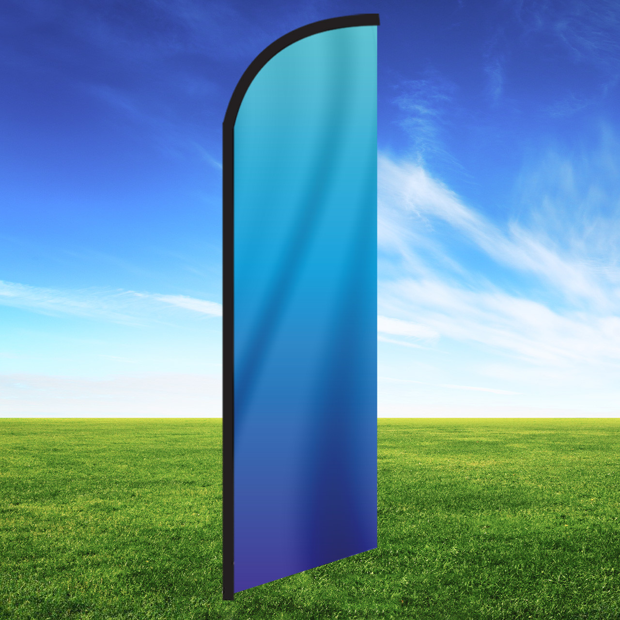 Gradient Blue Accent - Accent Feather Flags