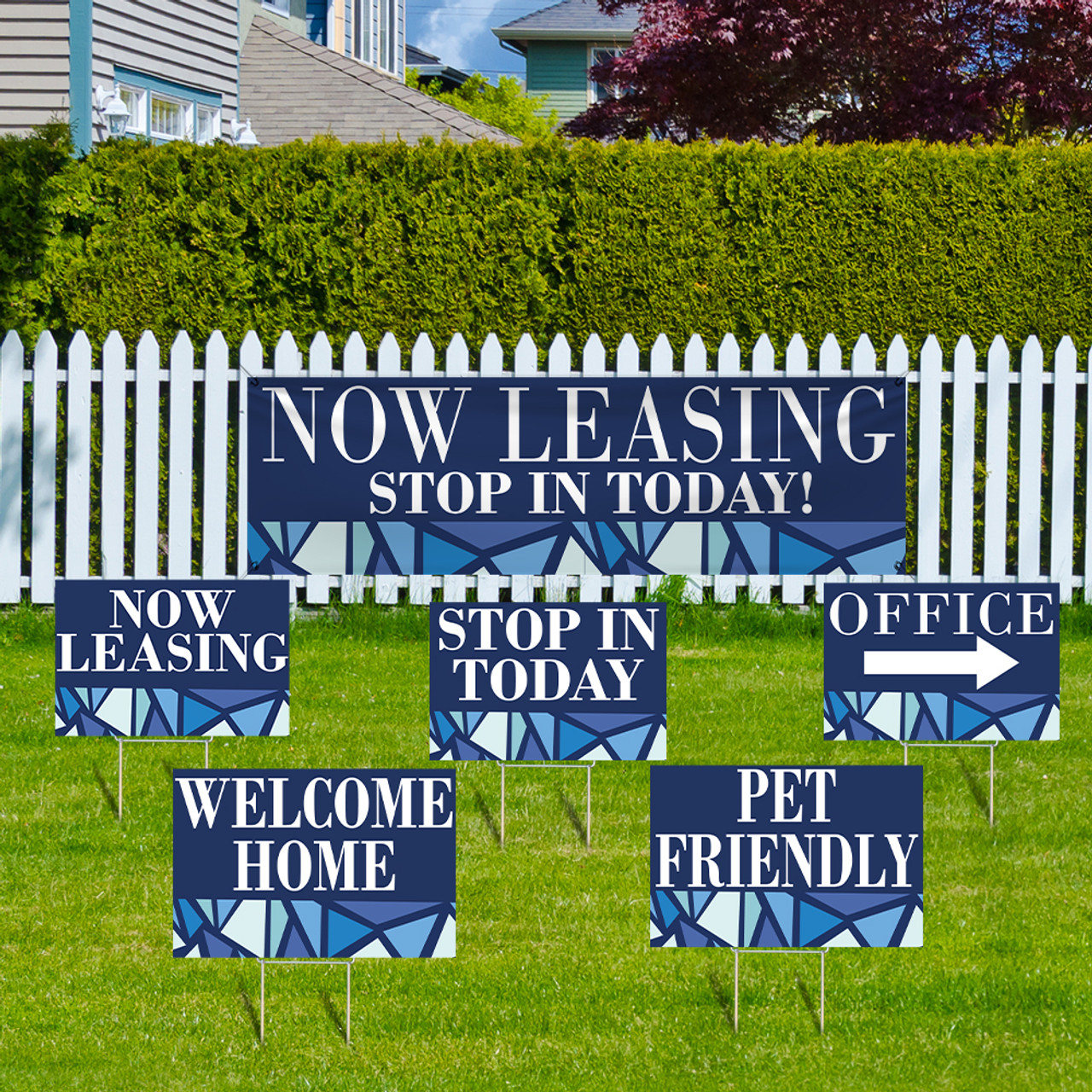 Blue Ice - Banner and Yard Sign Marketing Bundle