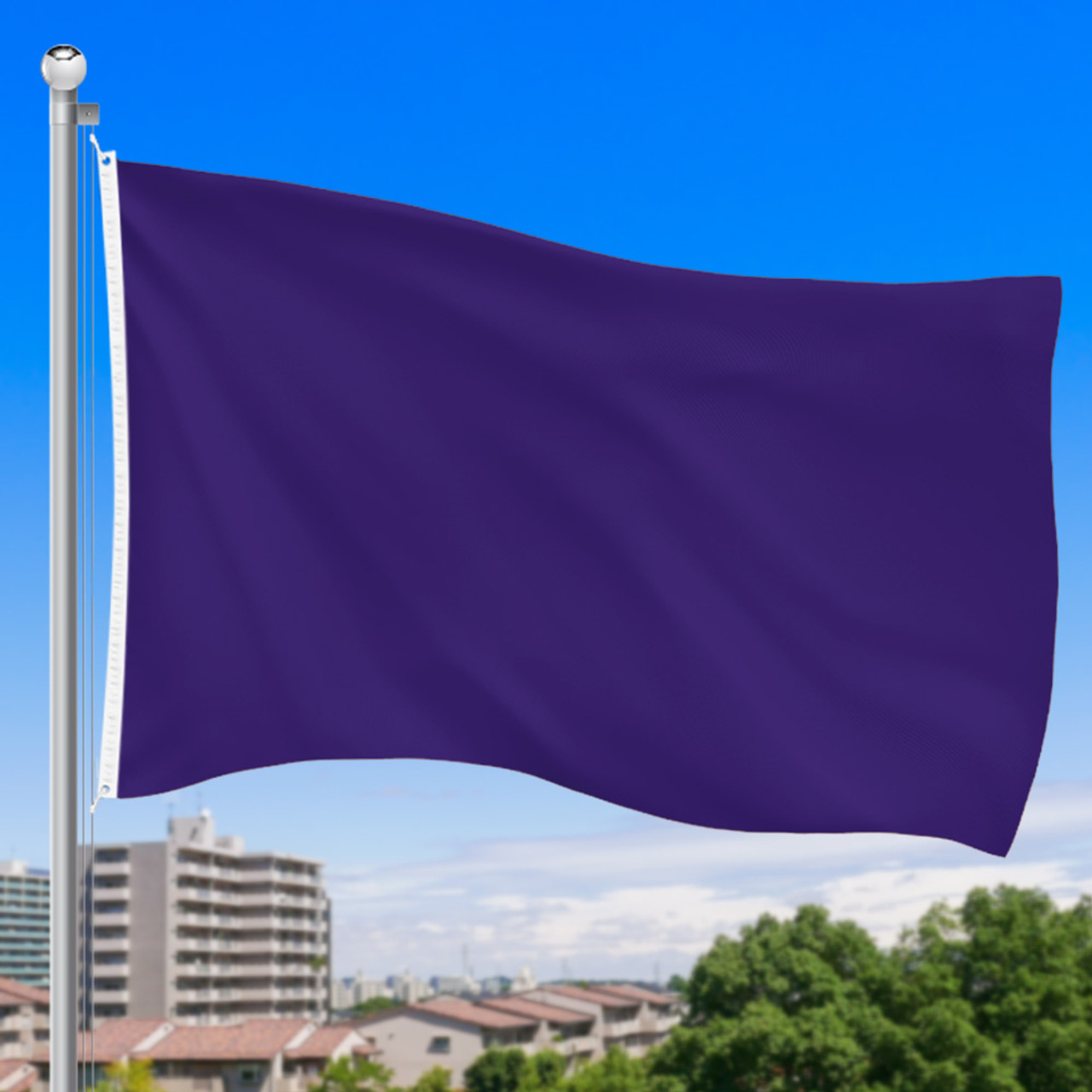 Purple - 3 x 5 Horizontal Flag