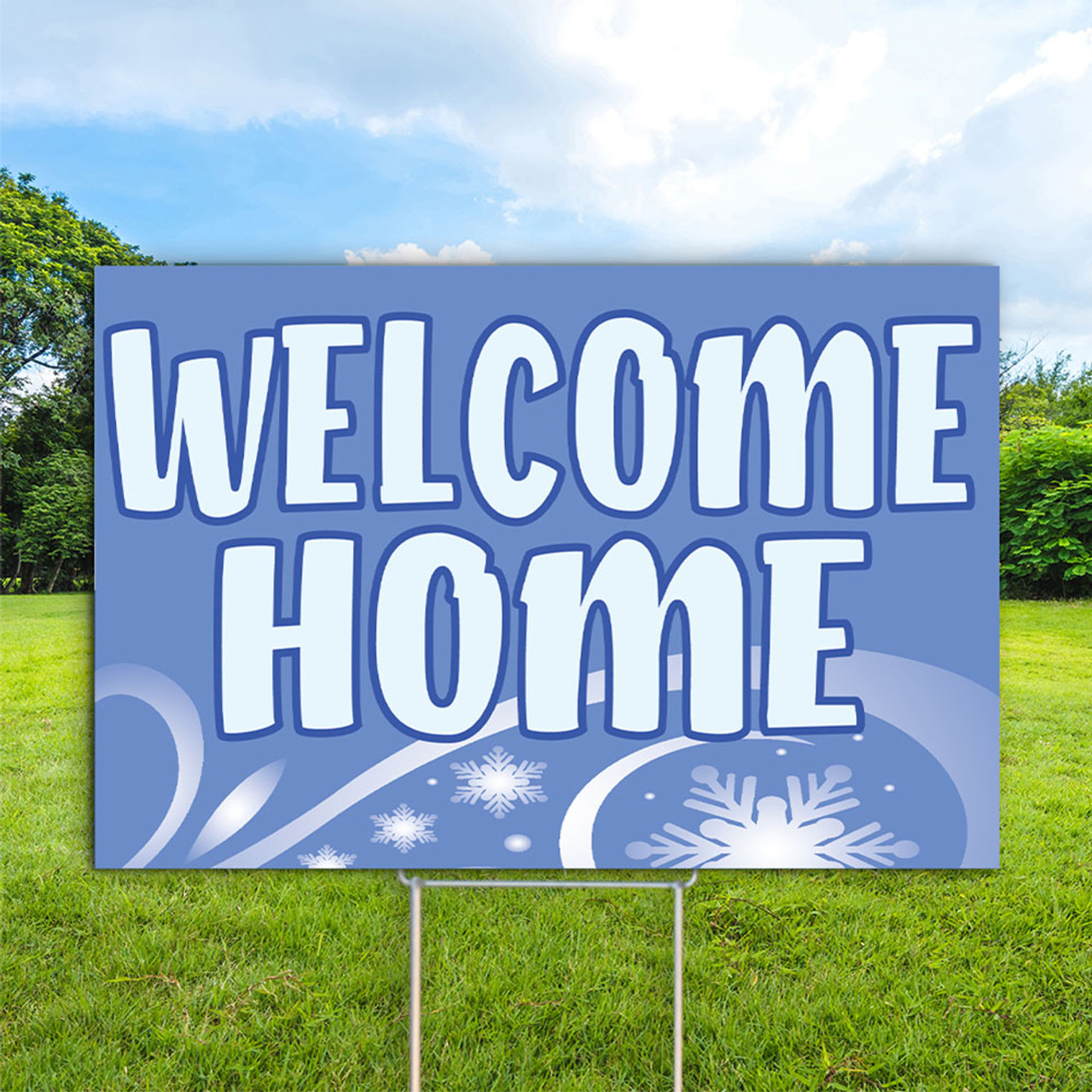Blizzard - Double Sided Feather Flag and Yard Sign Marketing Bundle