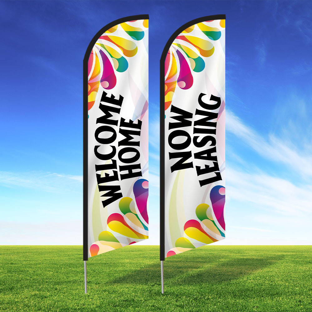Splash Double Sided Feather Flag Kit Splash Double Sided Feather Flag Kit