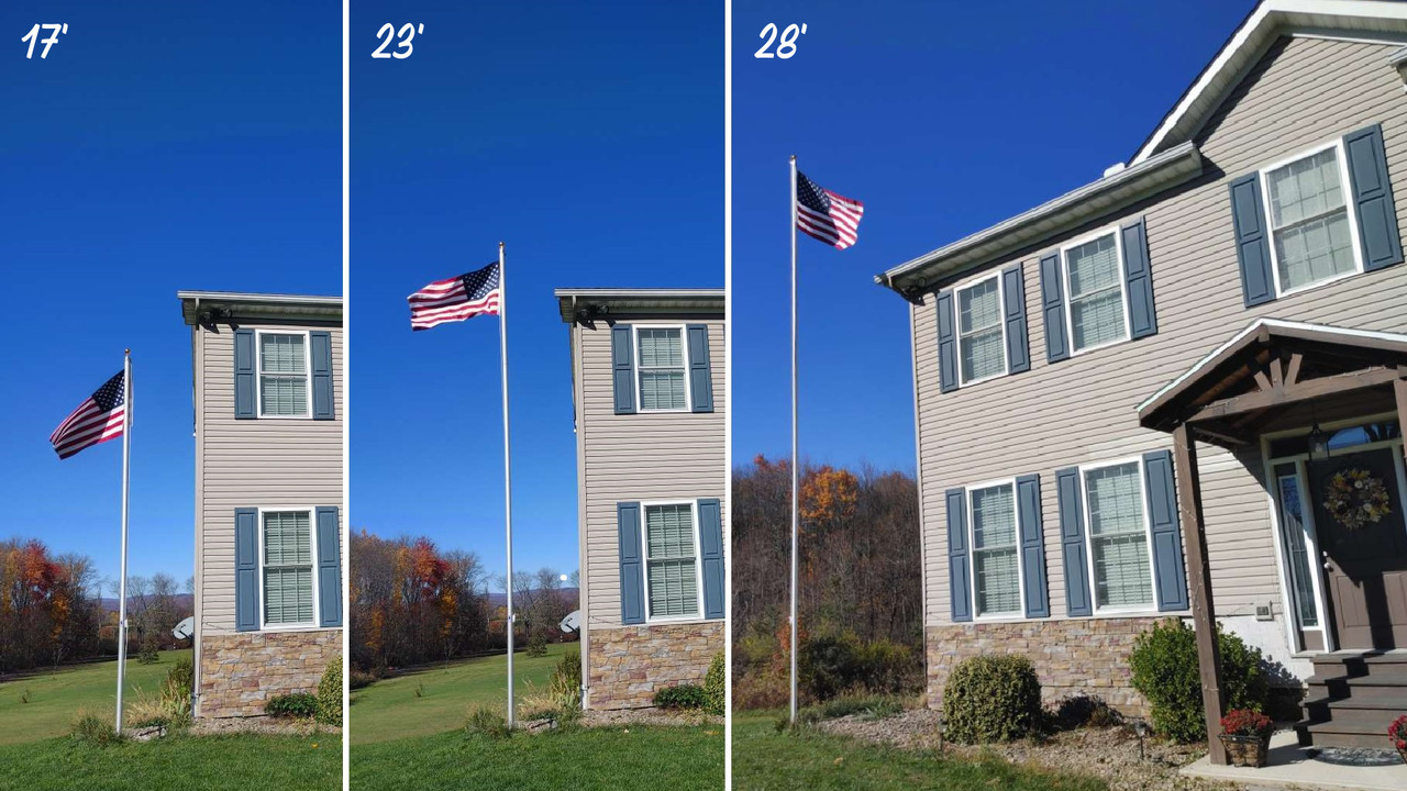 23' Flag Pole  Superior Strength Wind Rated