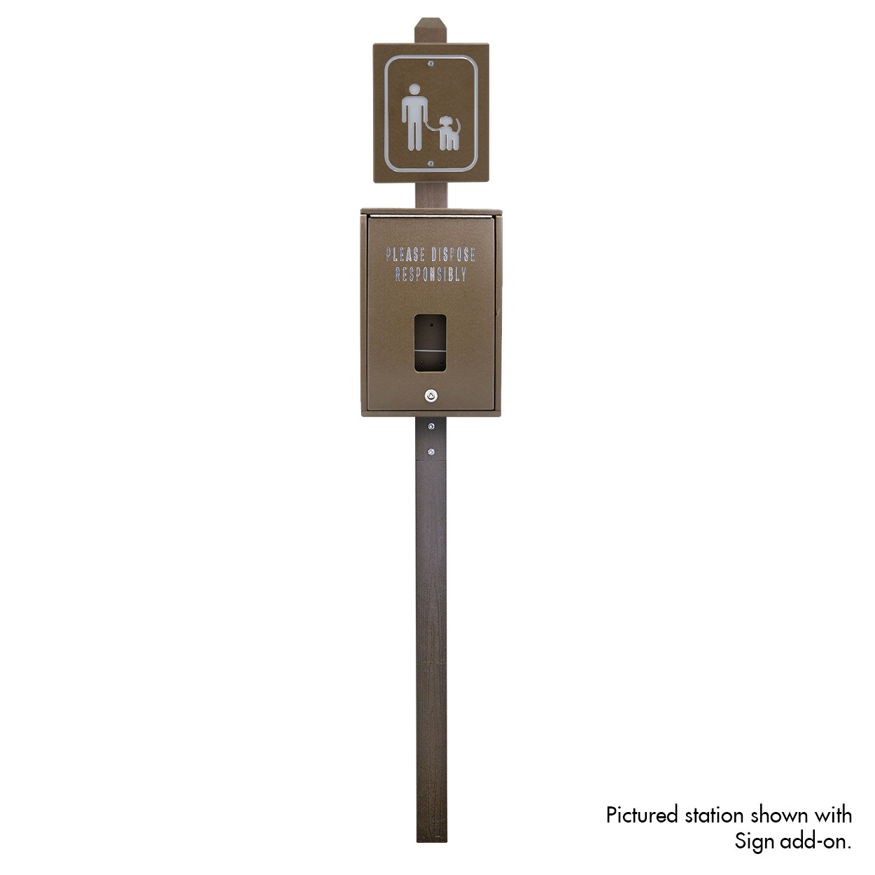 TRAIL PROVEN™ Mini Dog Waste Station - made from recycled plastics