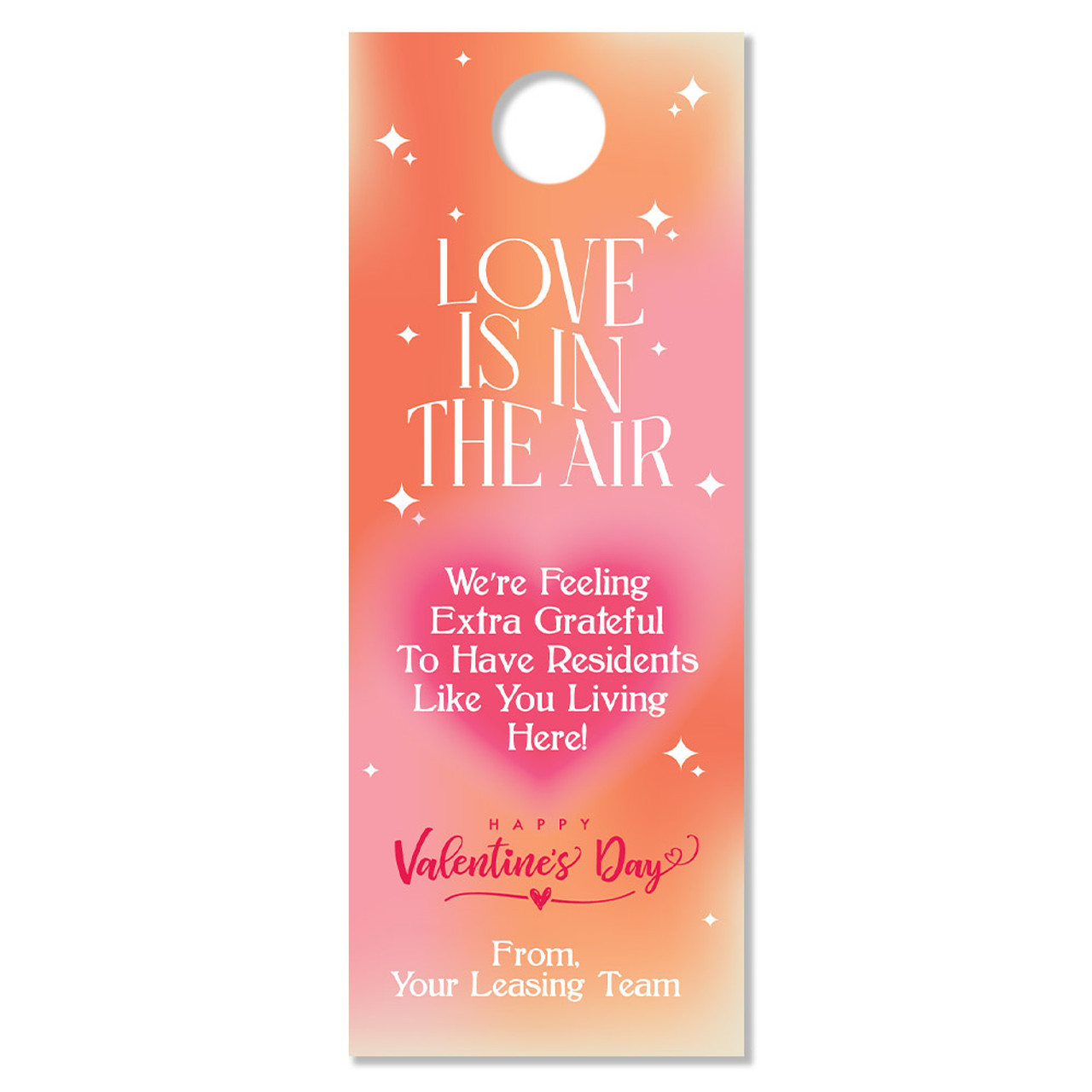 Valentines Day Love In The Air Door Hanger