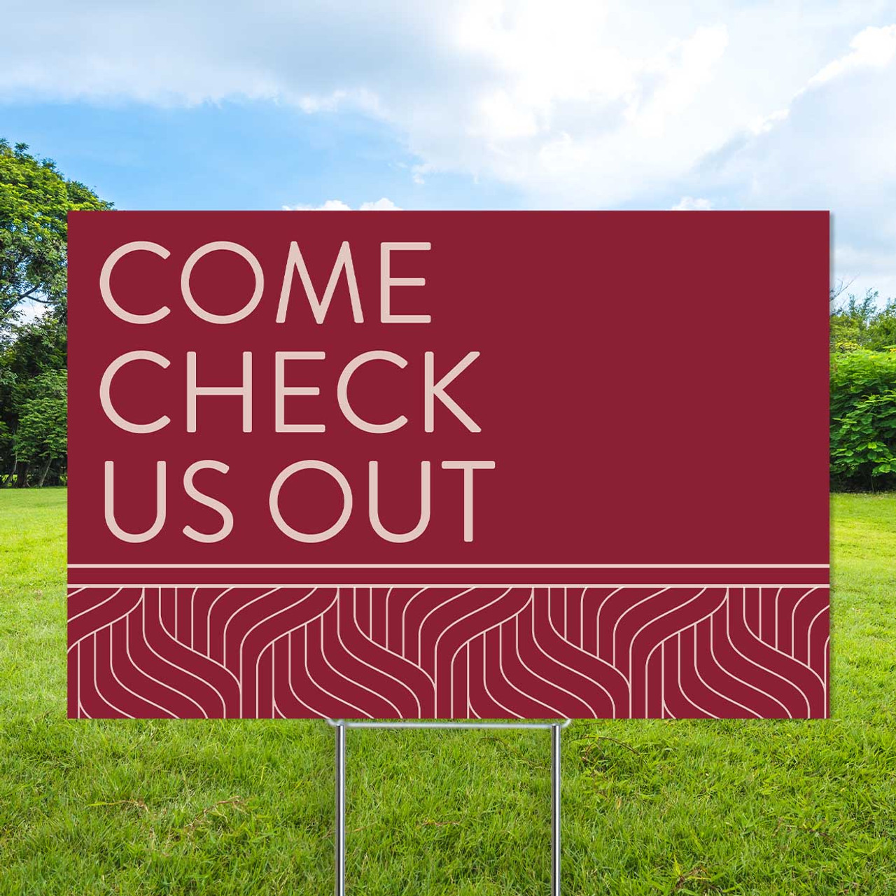 ModLux Design 1:  Yard Signs - Choose Color!