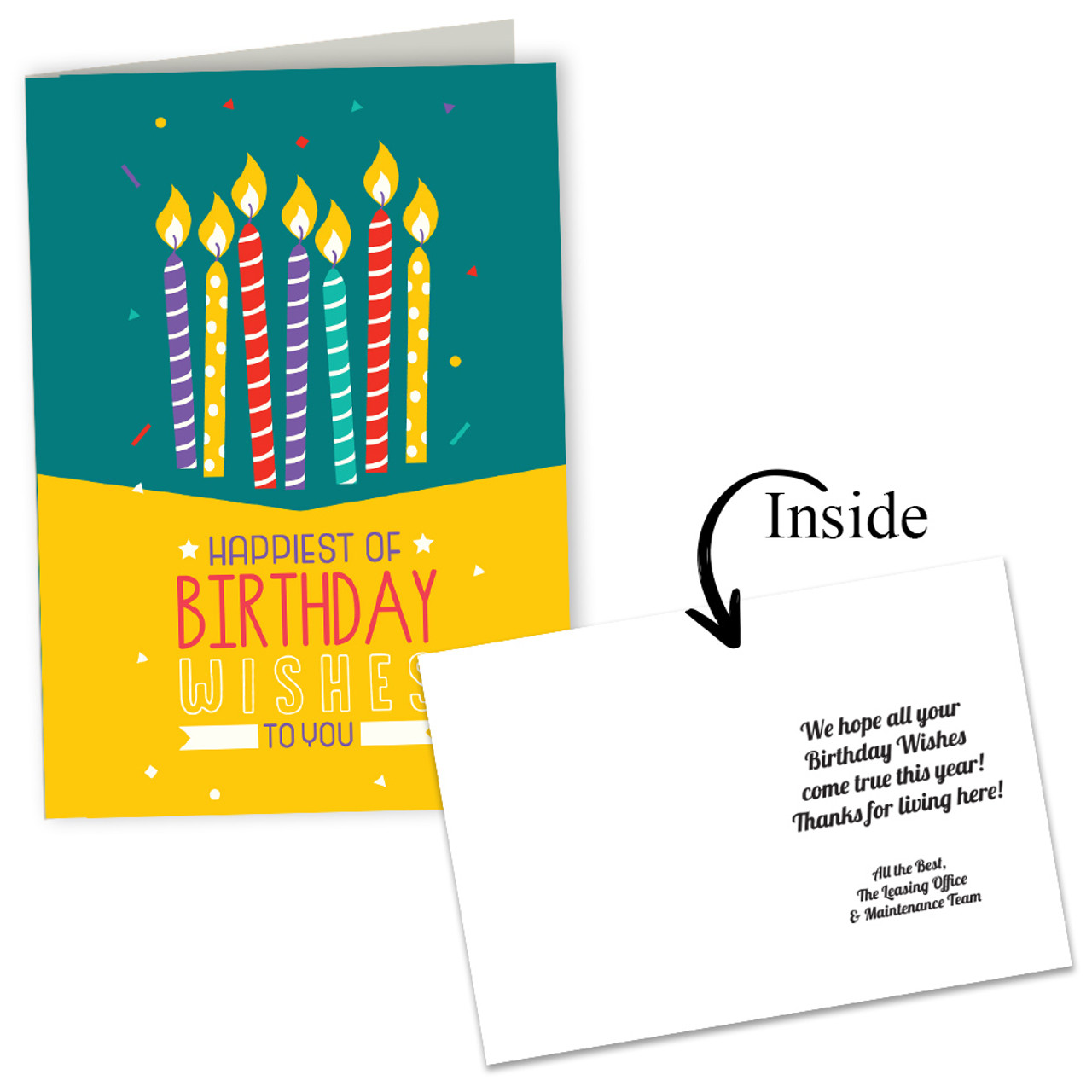 Custom Greeting Cards: Birthday Wishes