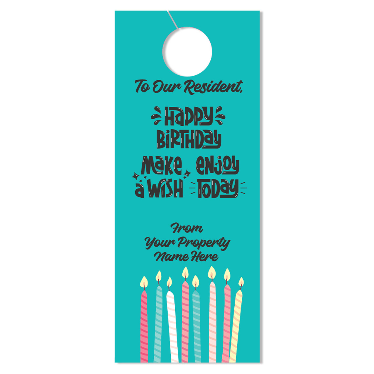 Custom Door Hanger: Make A Wish