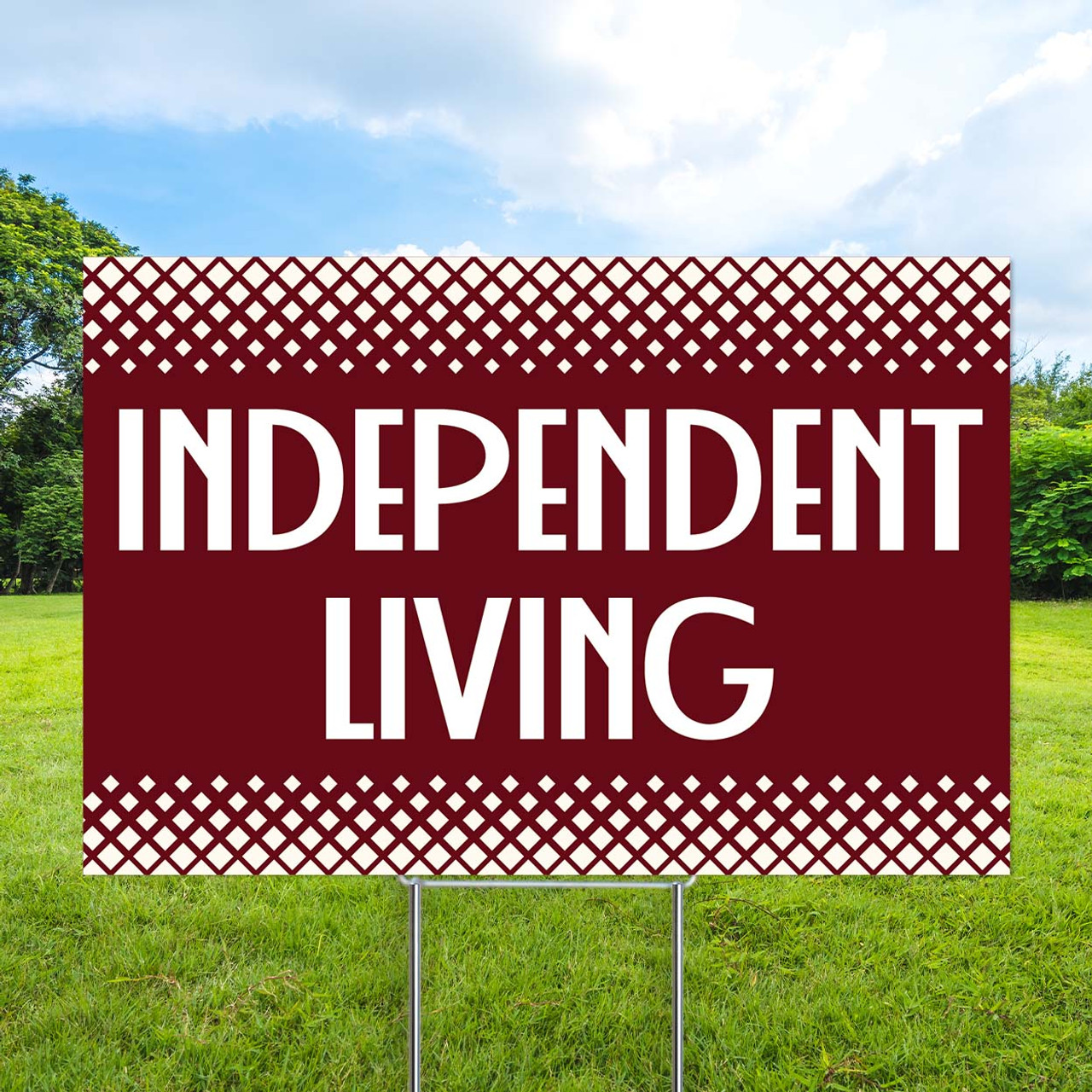 Senior Living : 12"x18" Yard Sign - Design 2