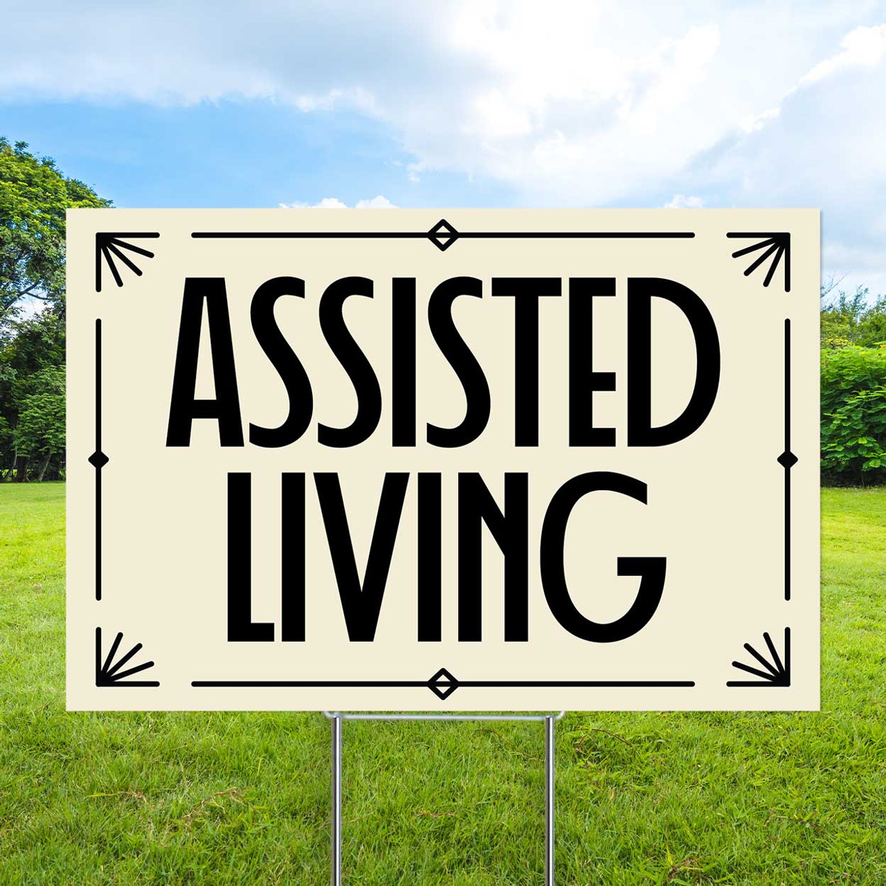 Senior Living : 12"x18" Yard Sign - Design 6