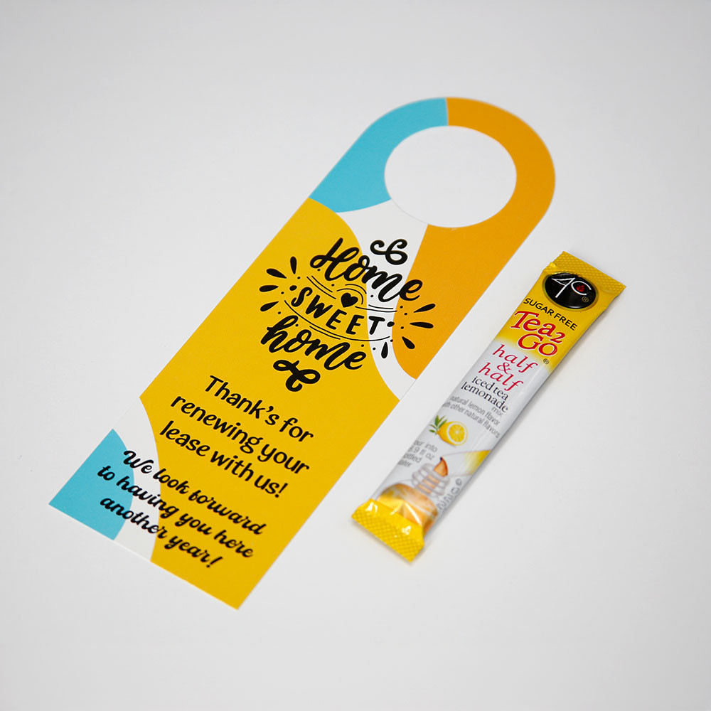 Bottle Hanger - Thanks for Renewing Lease