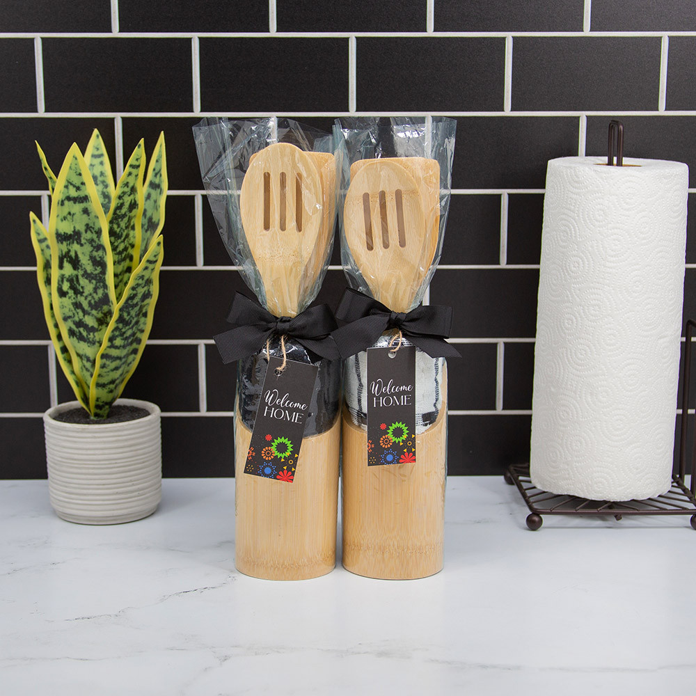 Bamboo Utensils Kitchen Gift
