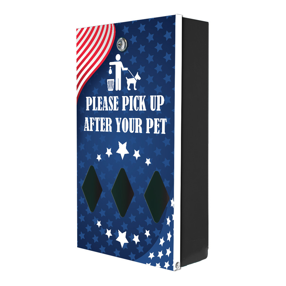 "Team USA" DISPENSE-Art™  Designer Dog Waste Station