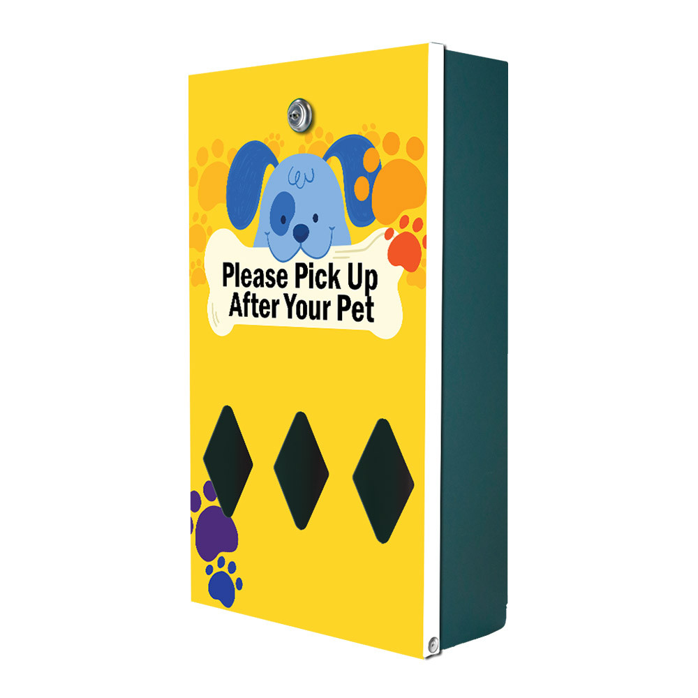 "Cartoon Dogs" DISPENSE-Art™  Designer Dog Waste Station