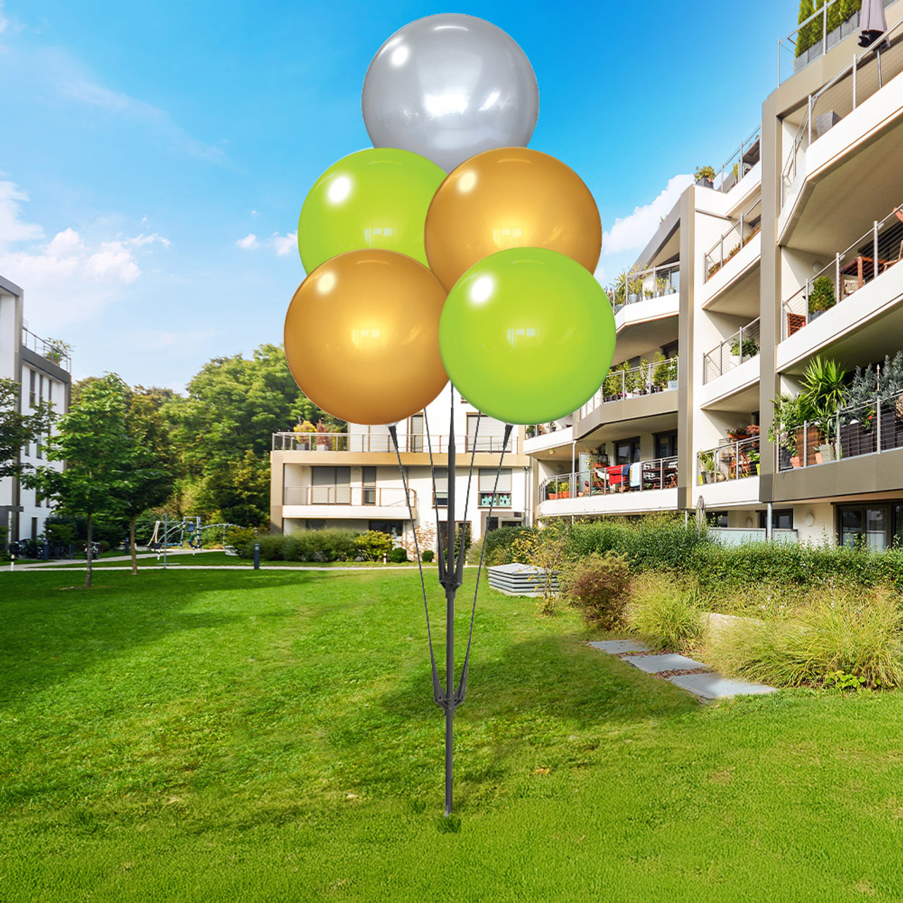 Sage X - Reusable Balloon Cluster and Yard Sign Marketing Bundle