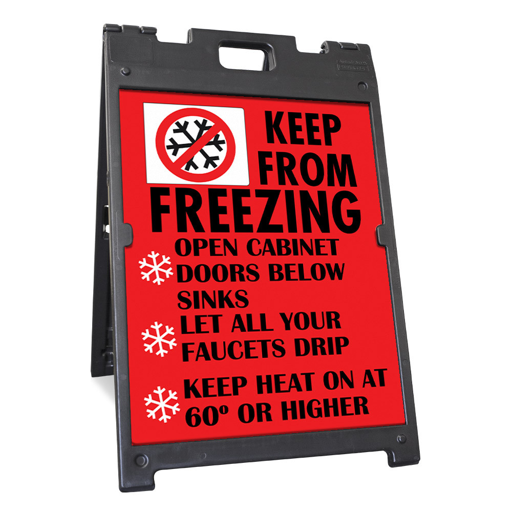 Winter A Frame Portable Sign Kits