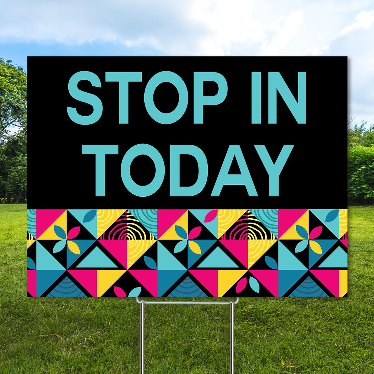 Geo Retro- Banner and Yard Sign Marketing Bundle