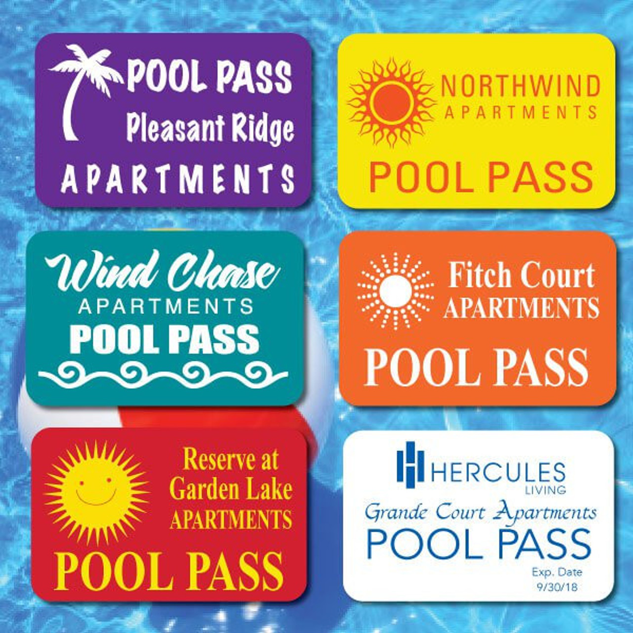 Custom Card Pool Pass Double Sided