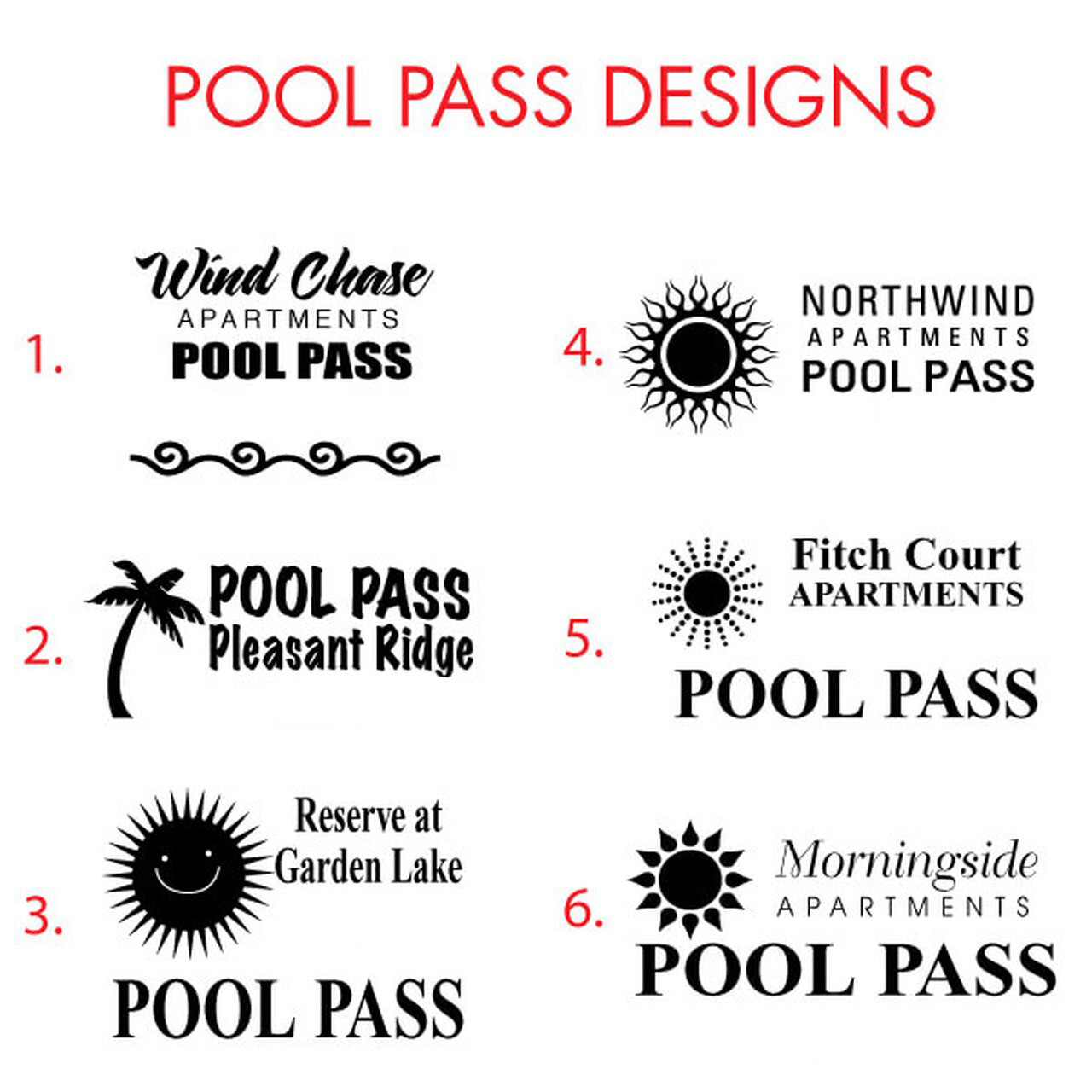 Custom Card Pool Pass Double Sided
