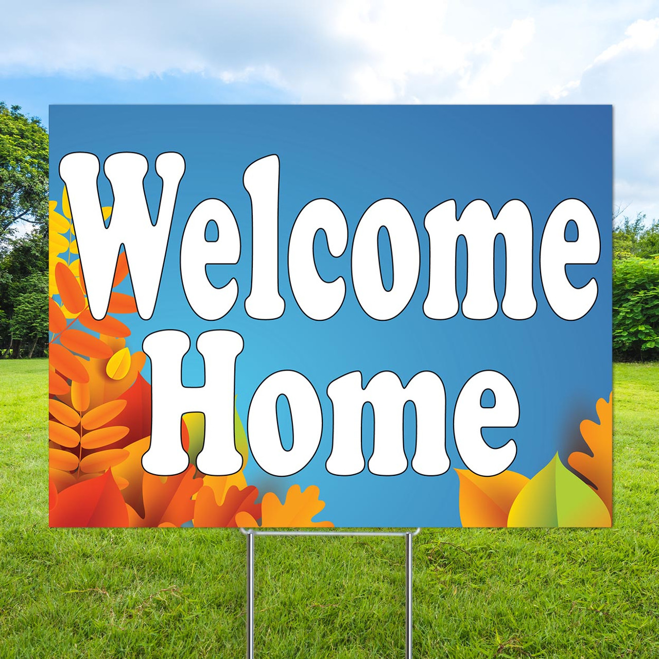 Blue Harvest - Vertical Flag and Yard Sign Marketing Bundle