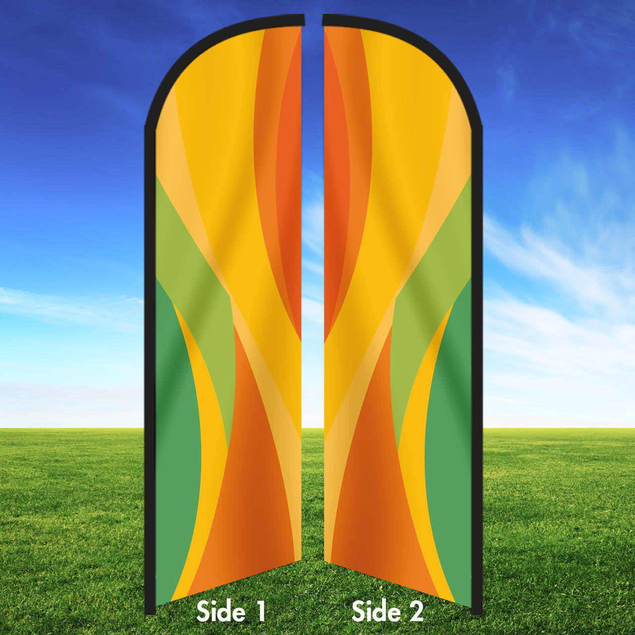 Fall Tree - Double Sided Feather Flag Kit