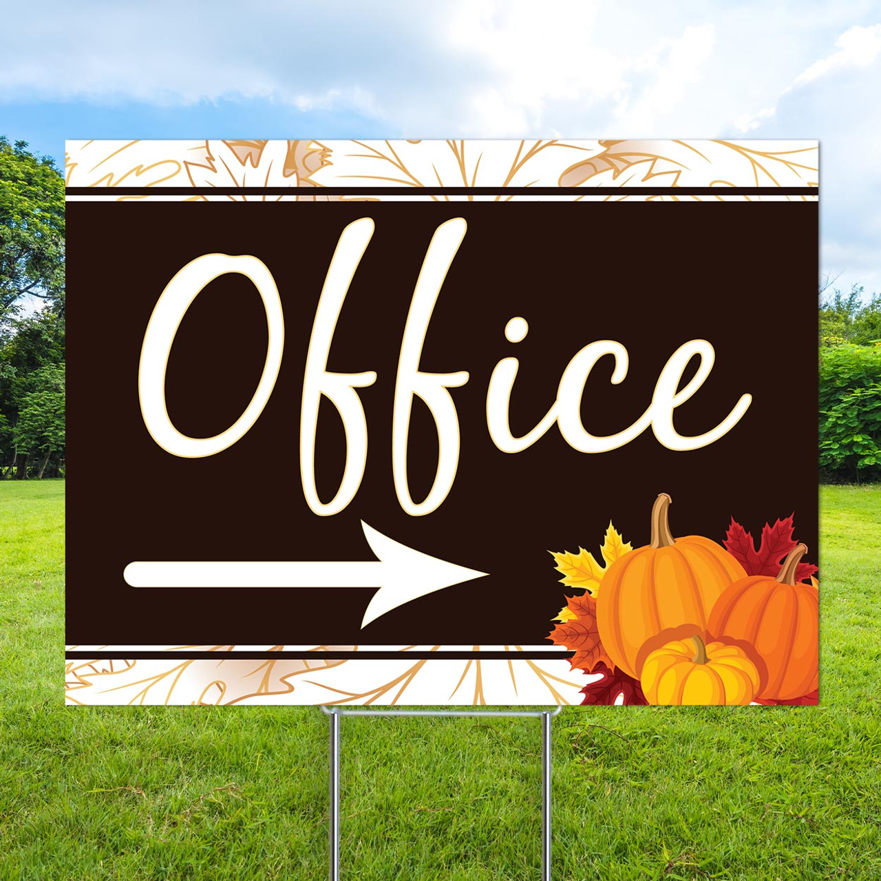 Pumpkin Glow - Vertical Flag and Yard Sign Marketing Bundle