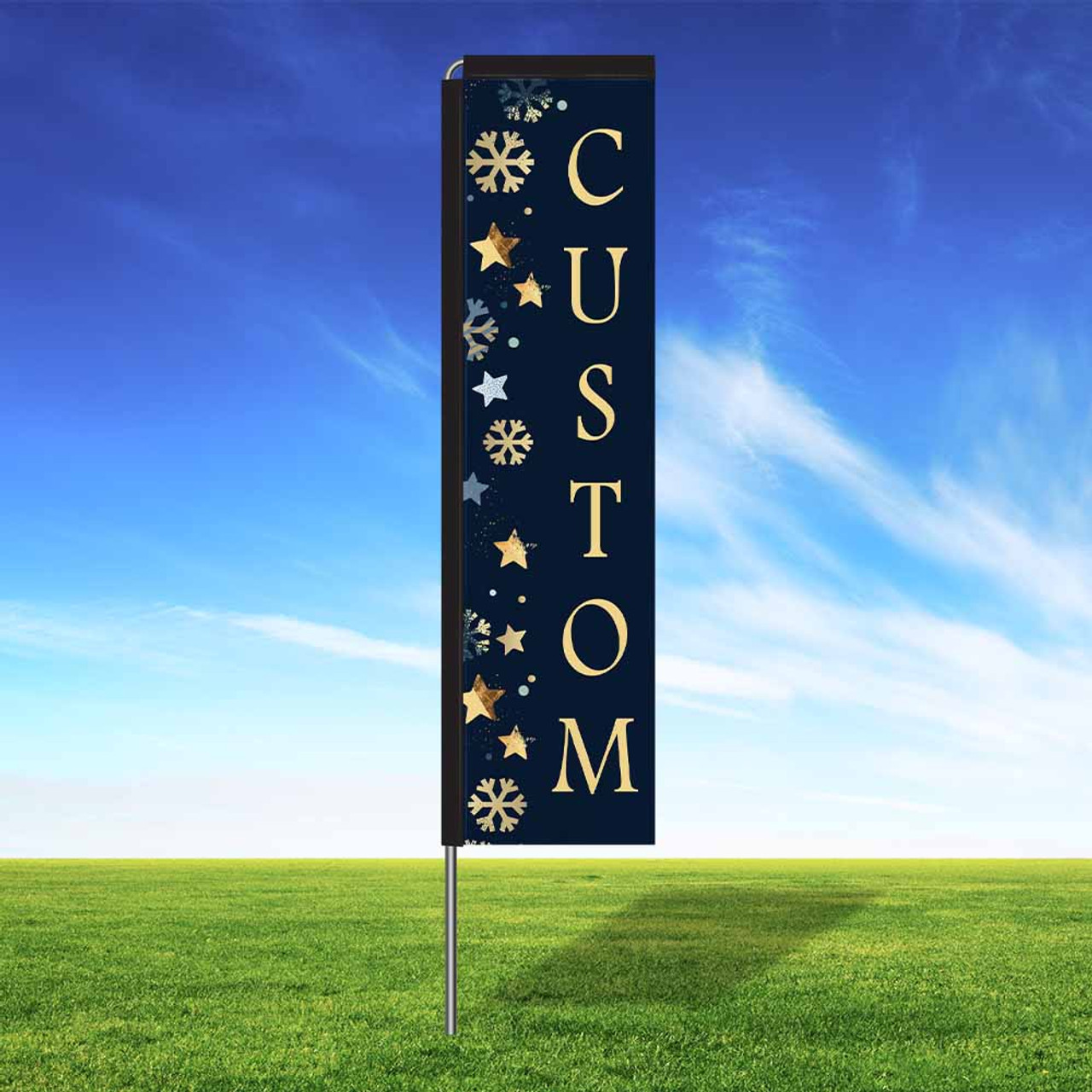 Midnight Glow Custom Rectangle Flag Kit Midnight Glow Custom Rectangle Flag Kit