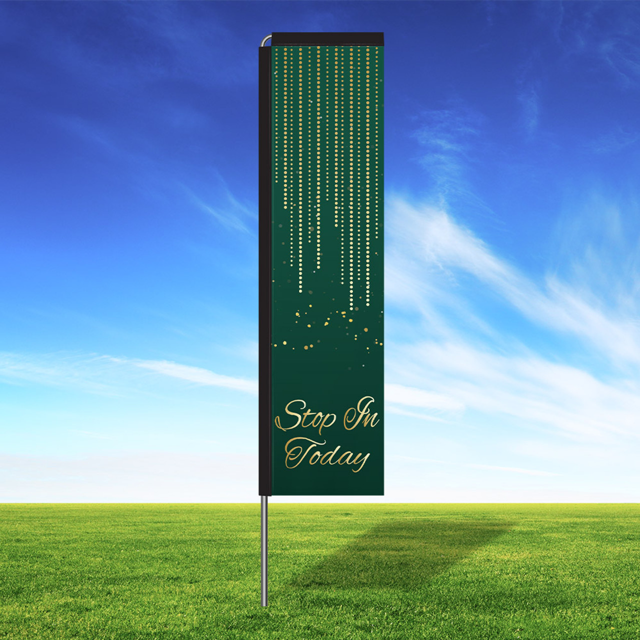 Luxe Evergreen Rectangle Flag Kit