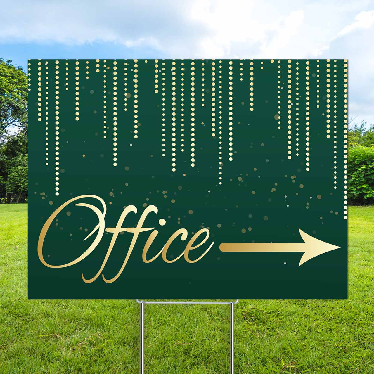 Luxe Evergreen - Rectangle Flag and Yard Sign Marketing Bundle