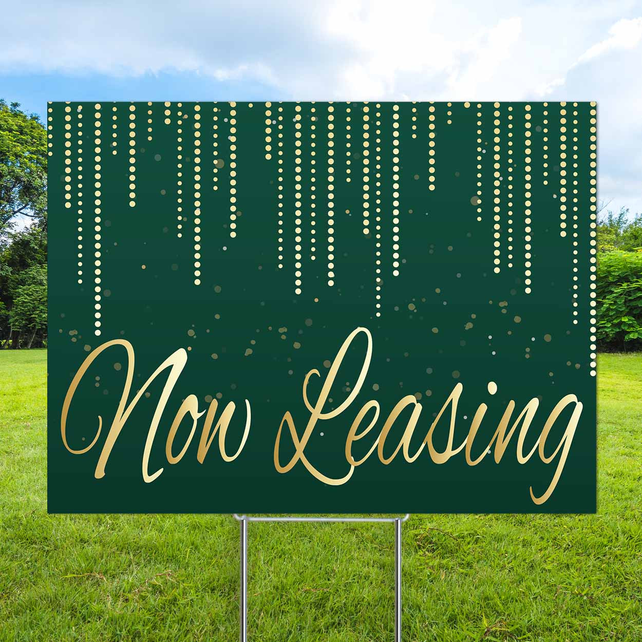 Luxe Evergreen- Banner and Yard Sign Marketing Bundle