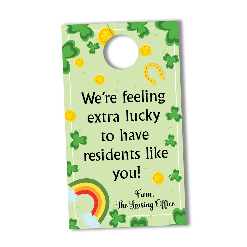 St Patrick's Day Door Hangers