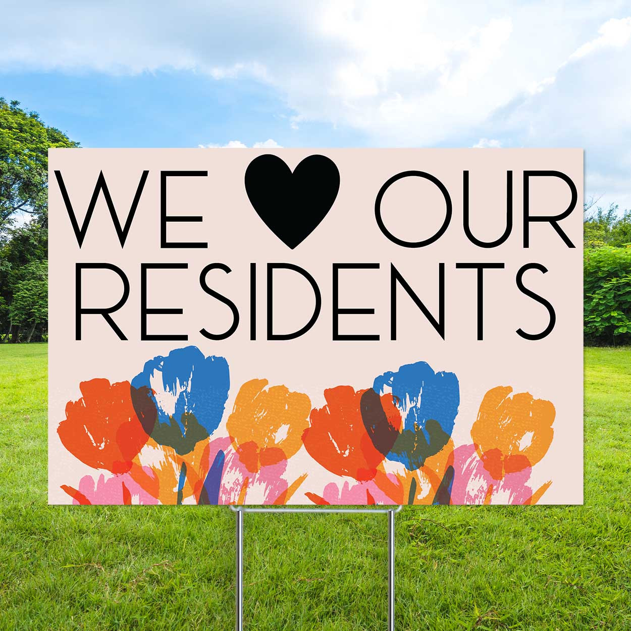 Bright Flowers: Yard Signs