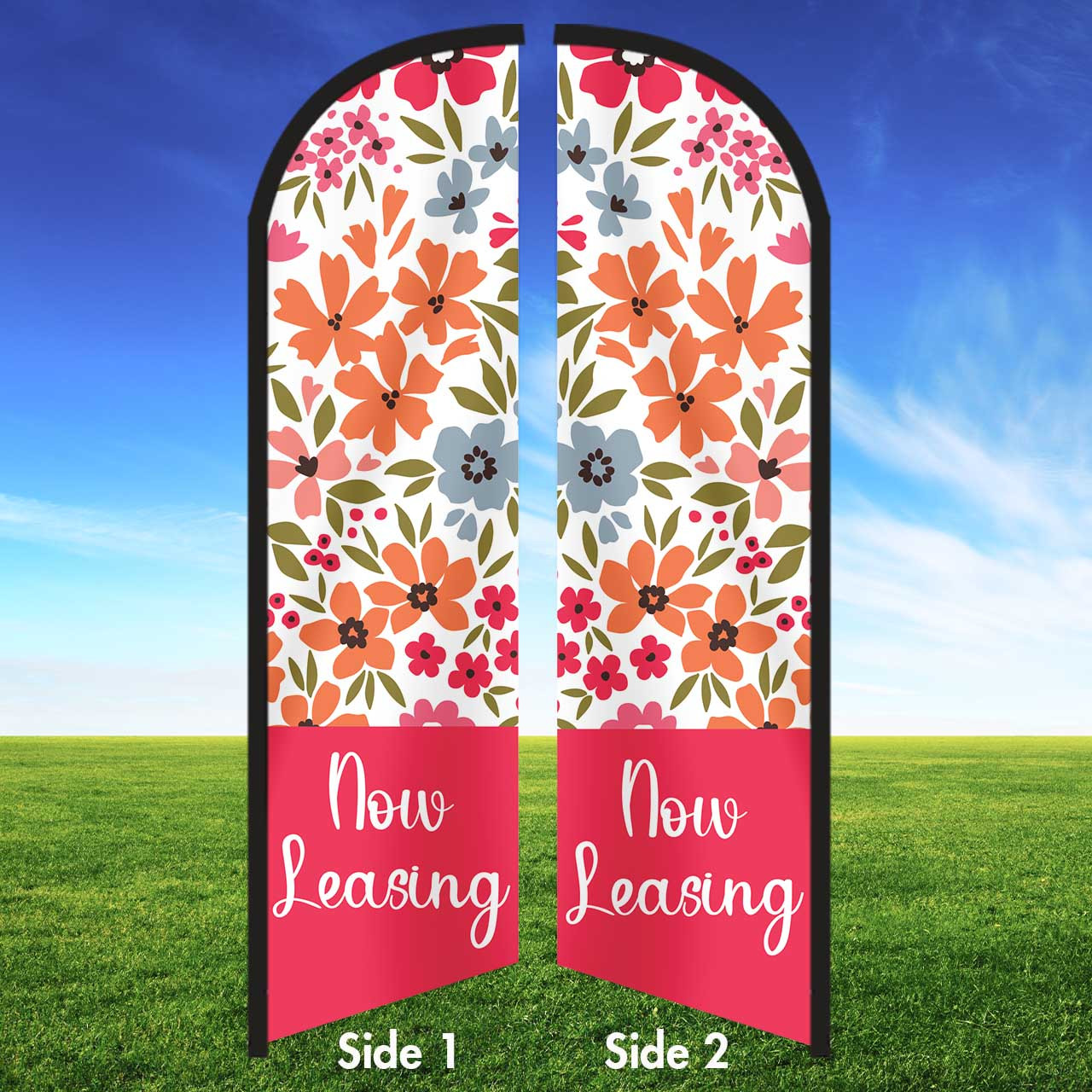 Petal Pop- Double Sided Feather Flag Kit