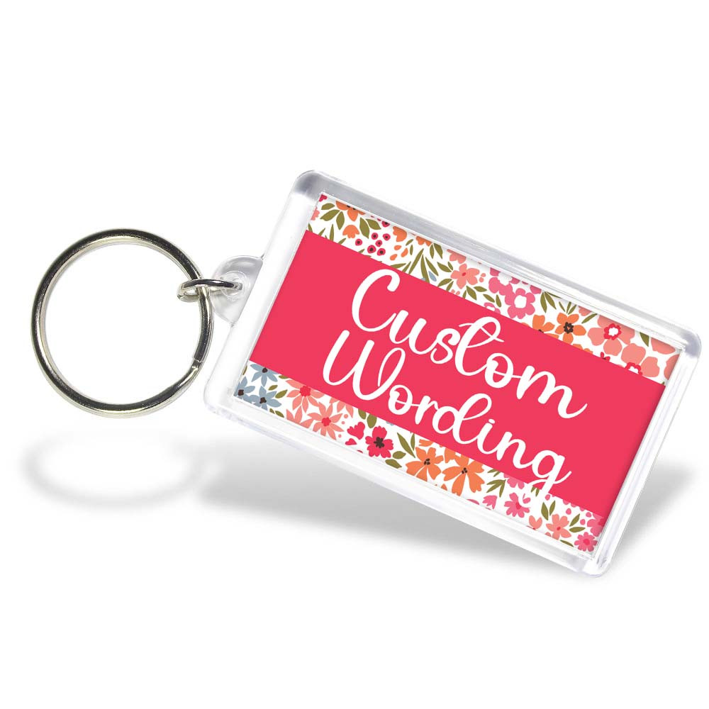 Petal Pop Custom Acrylic Keychain