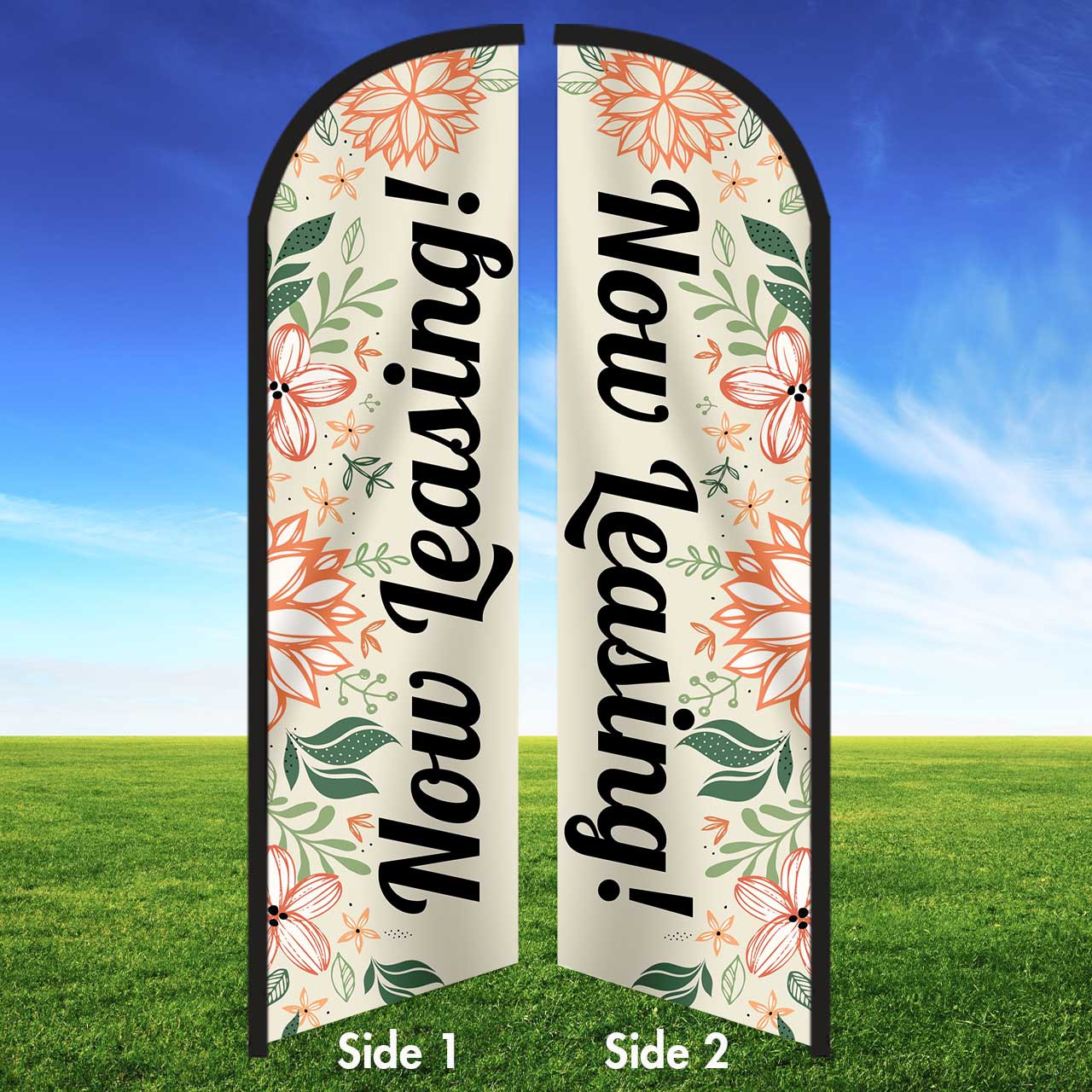 Copy of Petal Pop- Double Sided Feather Flag Kit