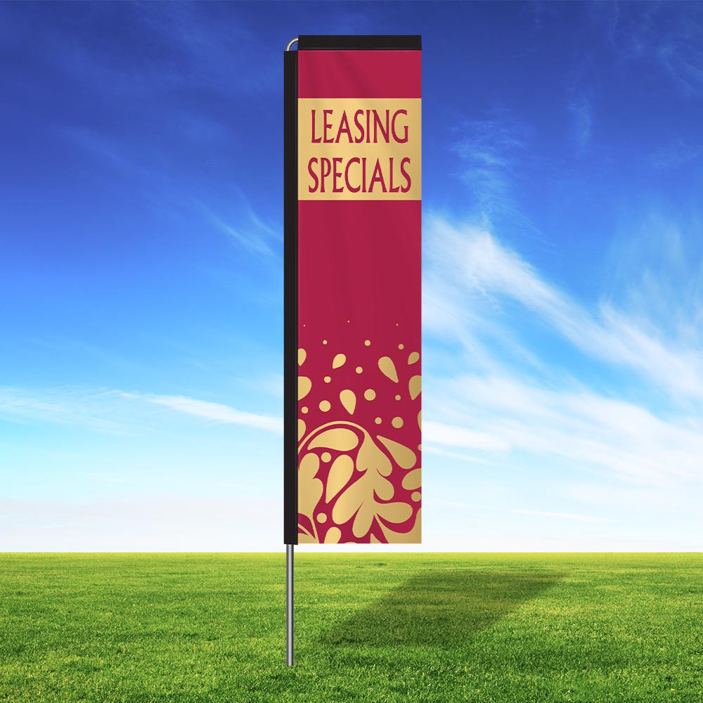 Berry Aura Rectangle Flag Kit